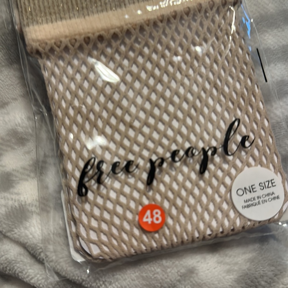 Free People Fishnet Mesh Anklet Socks - Picture 3 of 5